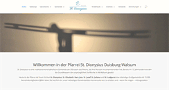 Desktop Screenshot of dionysius-walsum.de