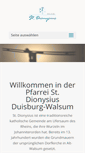Mobile Screenshot of dionysius-walsum.de
